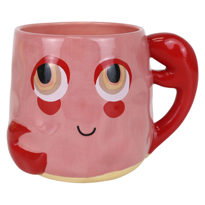 Crab Sculpted Mug