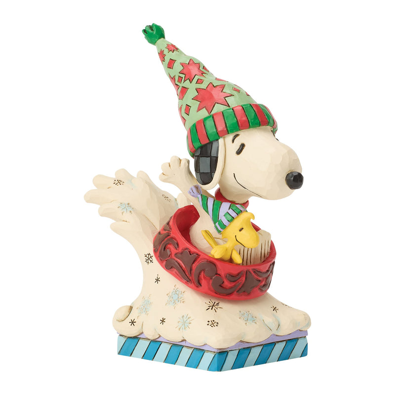 Snoopy Woodstock Dog Bowl Sled