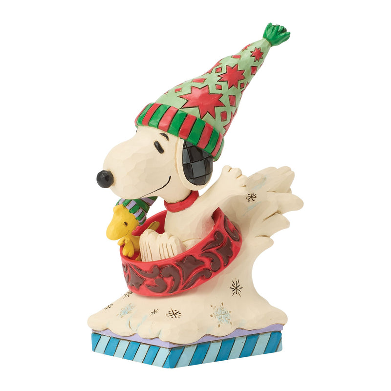 Snoopy Woodstock Dog Bowl Sled