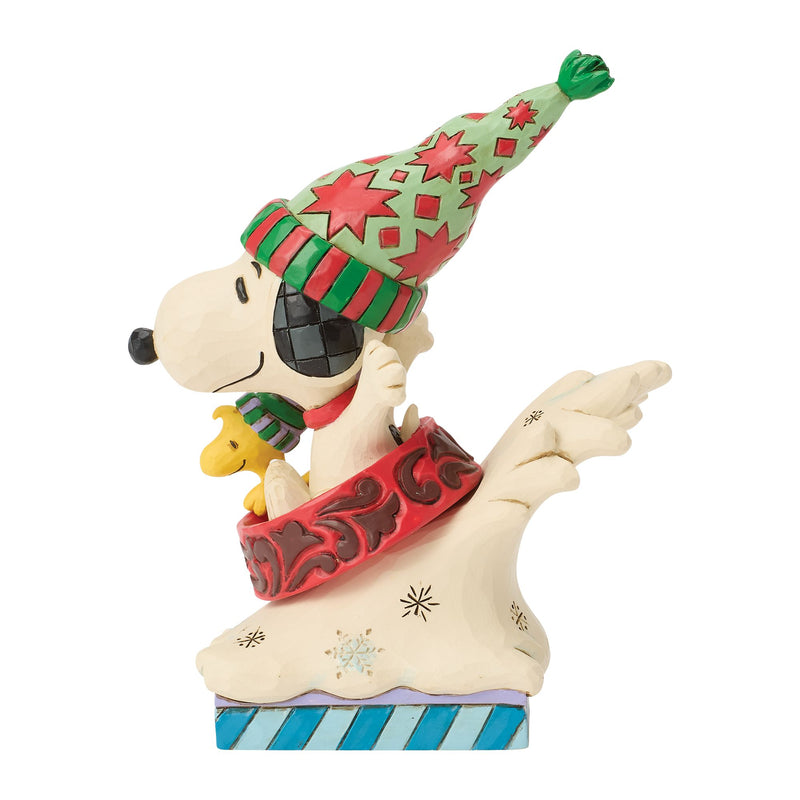 Snoopy Woodstock Dog Bowl Sled