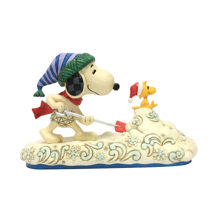 Snoopy Shoveling Snow