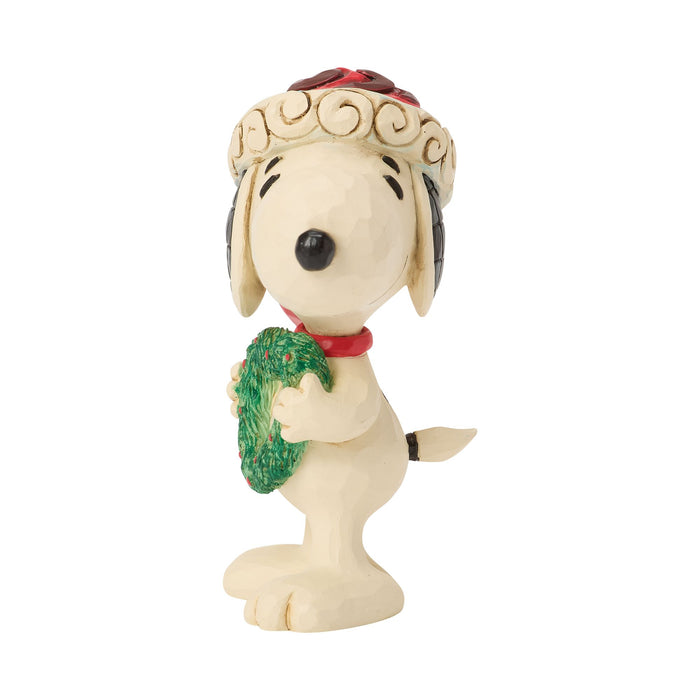 Snoopy with Heart Wreath Mini