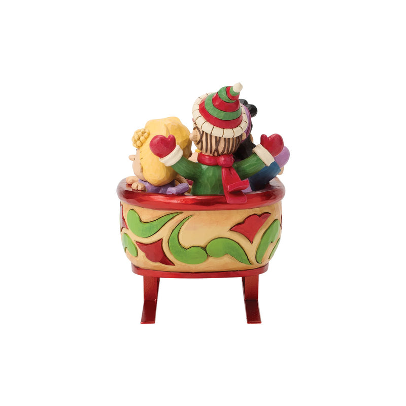 Snoopy and Friends in Sleigh