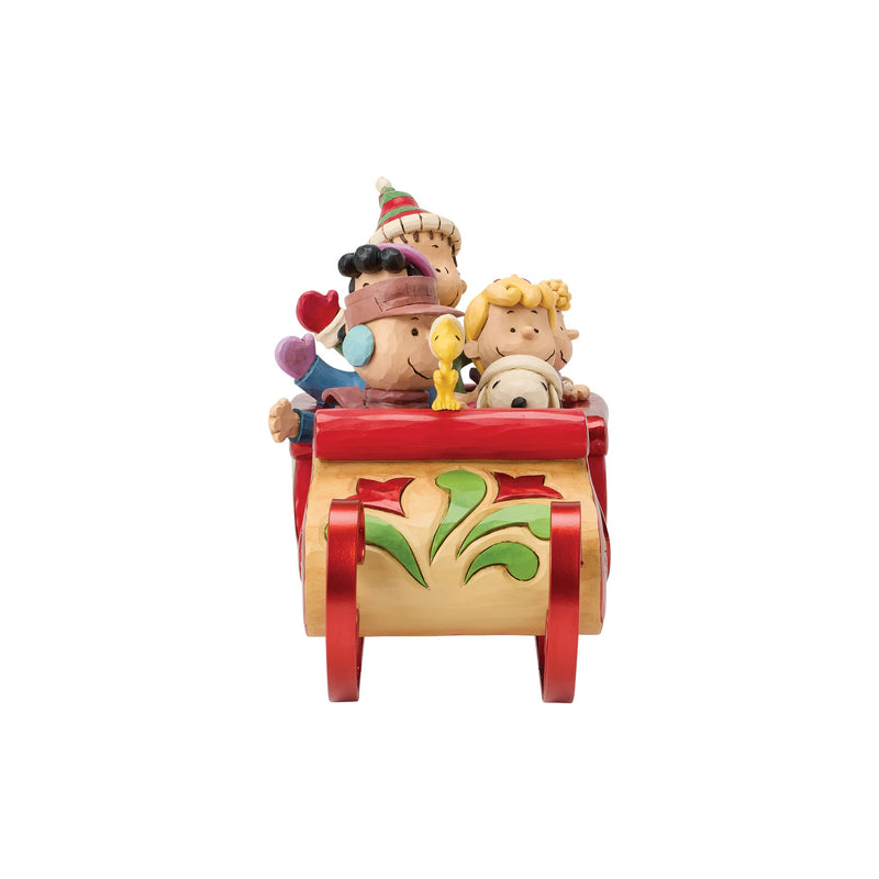 Snoopy and Friends in Sleigh