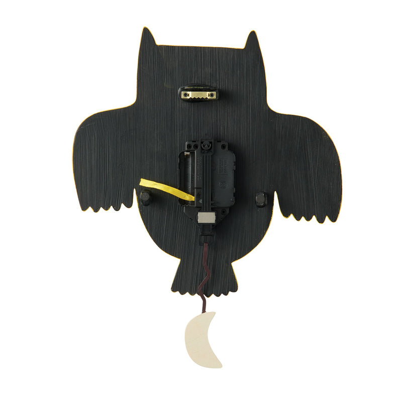Golden Hoot Wall Clock