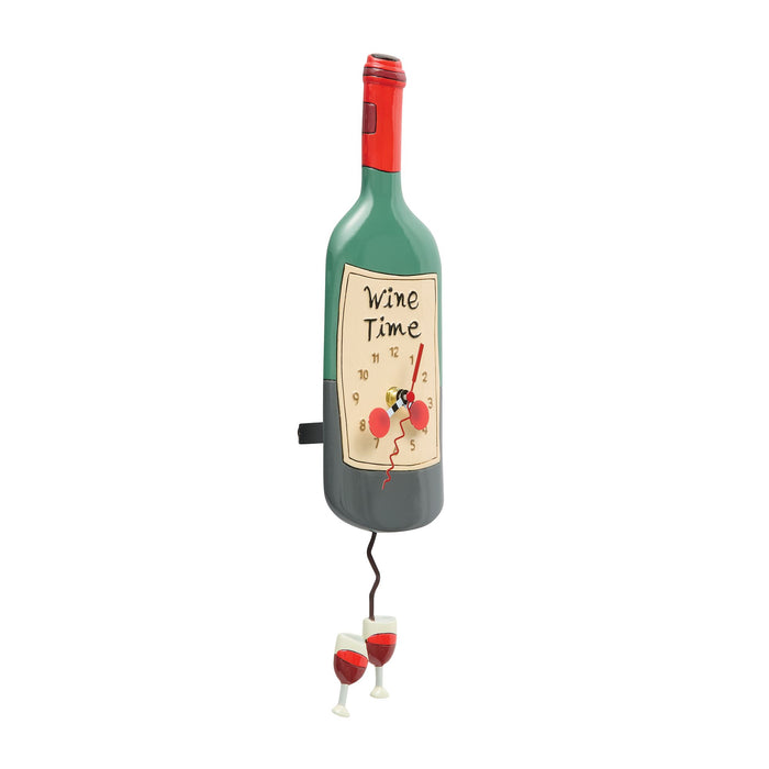 Time For Wine Wall Clock
