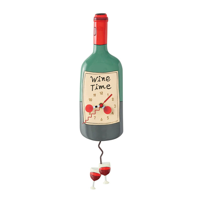 Time For Wine Wall Clock