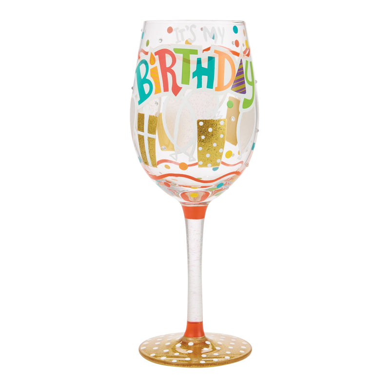 It's My Birthday Wine Glass