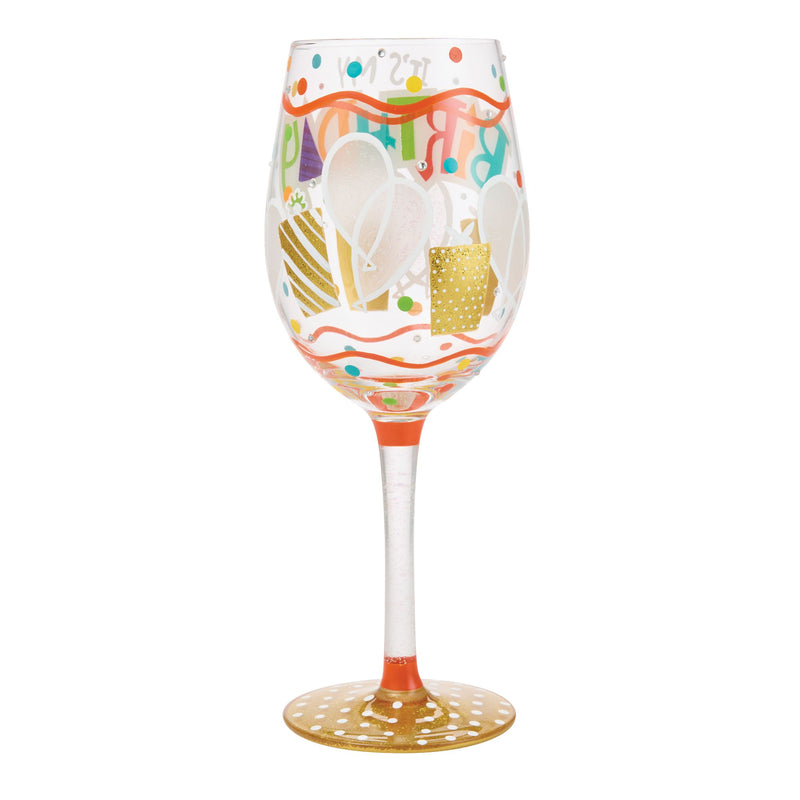 It's My Birthday Wine Glass