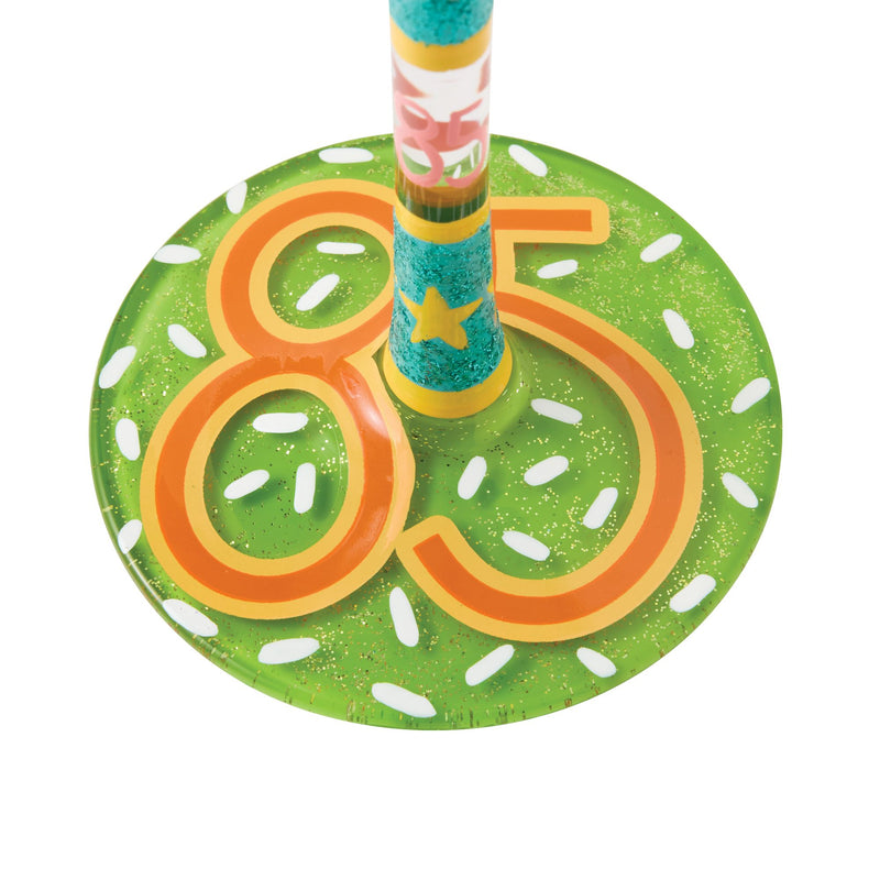 Happy 85th Birthday Wine Glass
