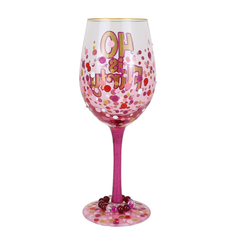 40 Is Flirty Wine Glass