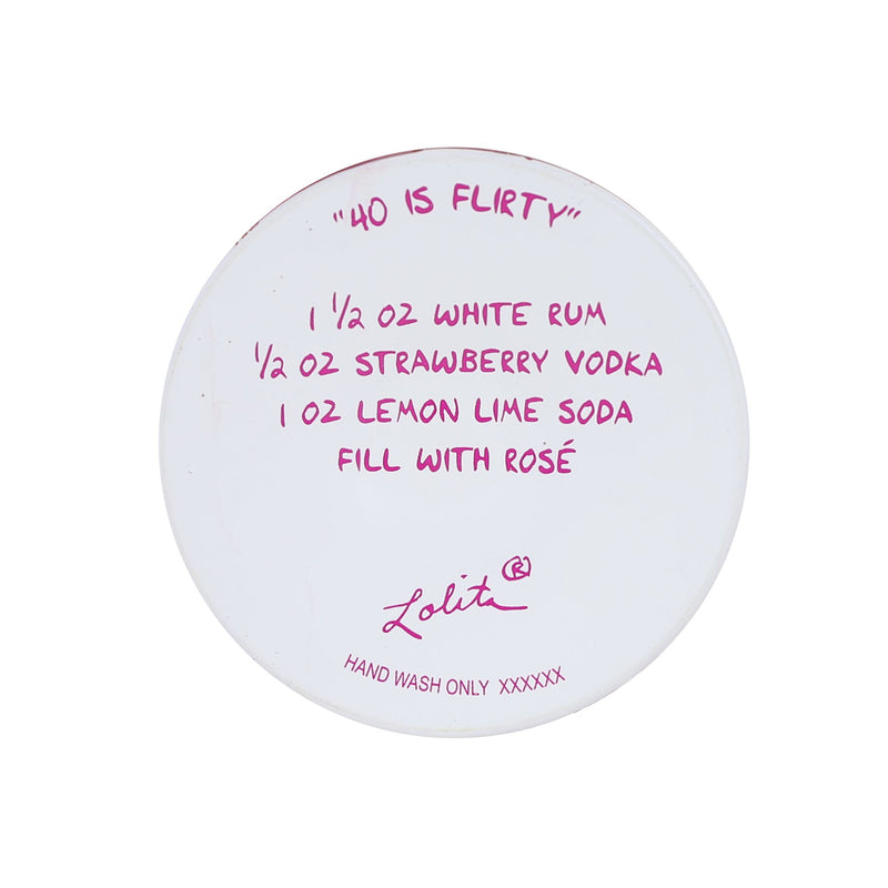 40 Is Flirty Wine Glass