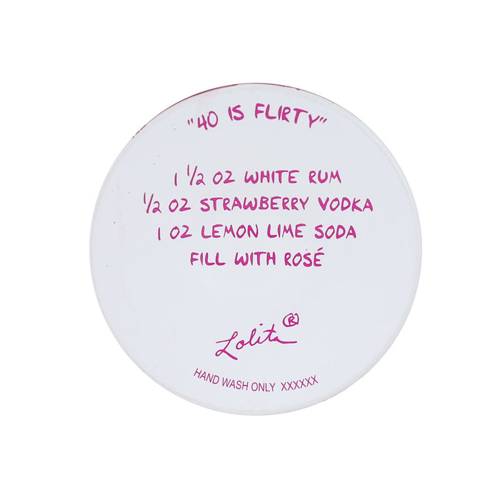 40 Is Flirty Wine Glass