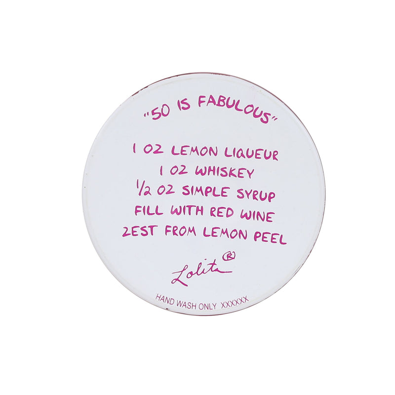 50 Is Fabulous Wine Glass