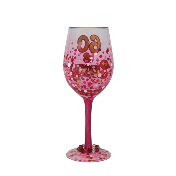 60 Is Sexy Wine Glass