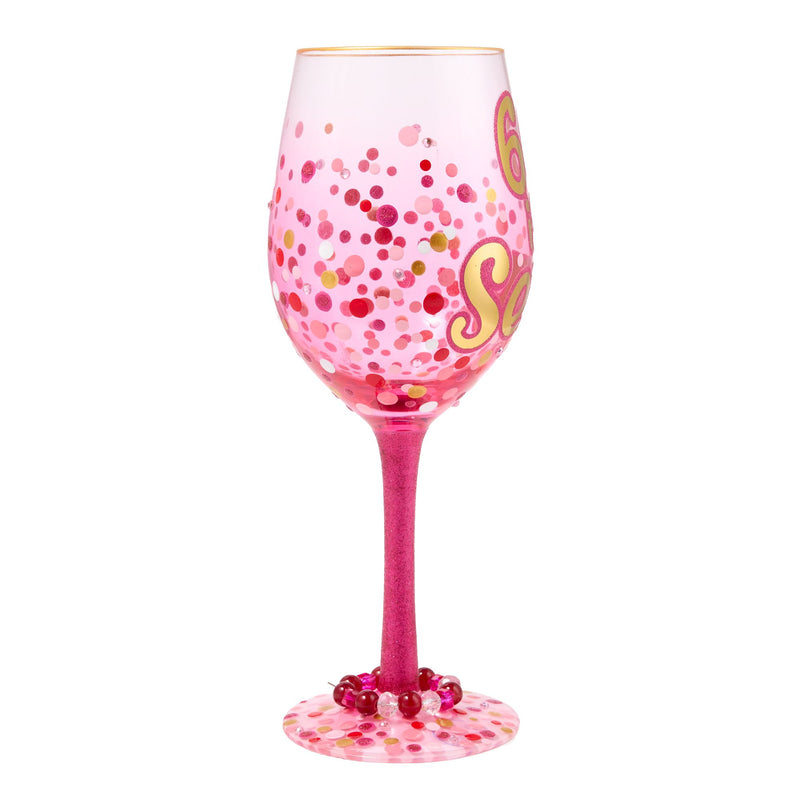 60 Is Sexy Wine Glass