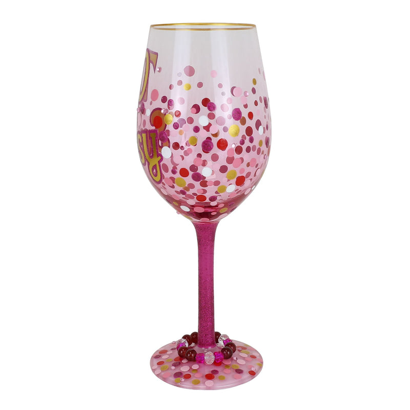 70 Is Sassy Wine Glass