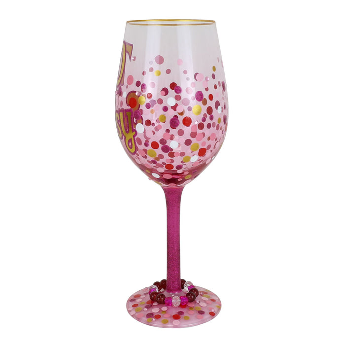 70 Is Sassy Wine Glass