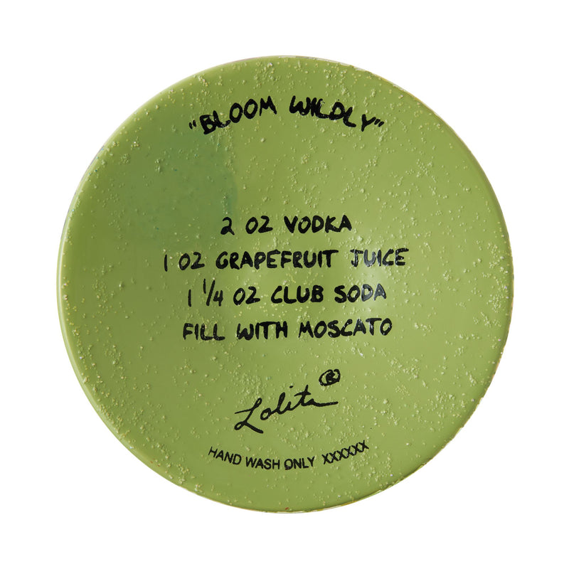 Bloom Wildly Wine Glass