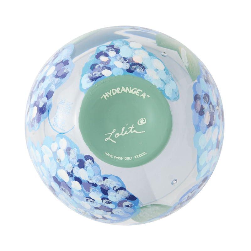 Hydrangea Stemless Wine Glass