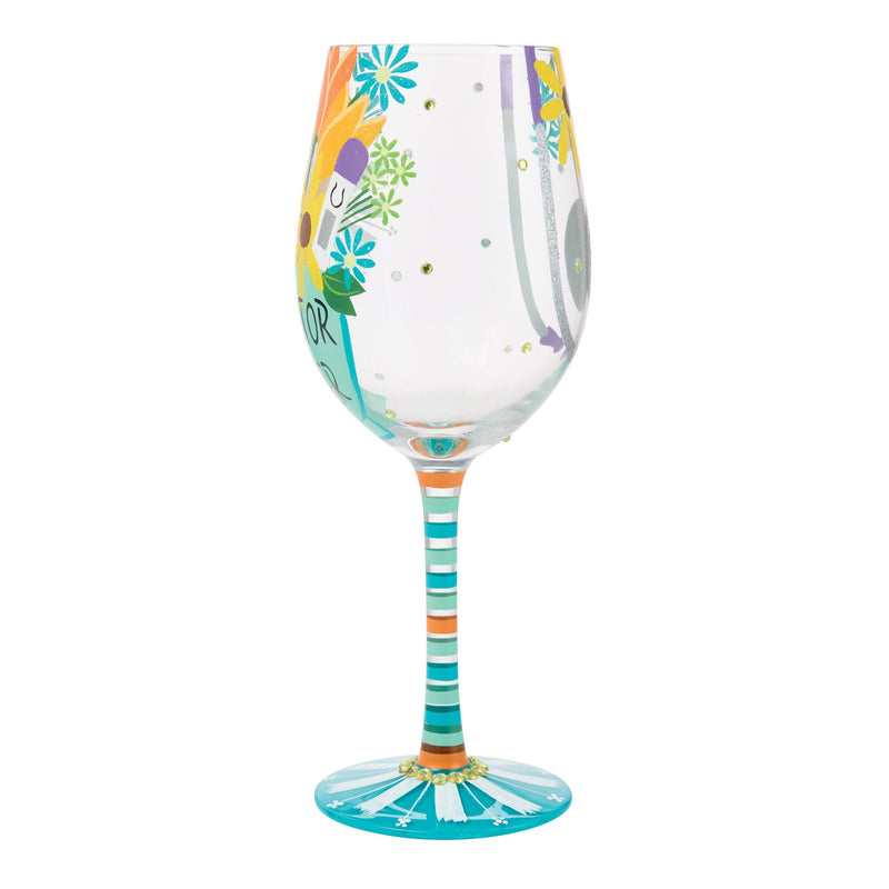 Best Doctor Ever Wine Glass