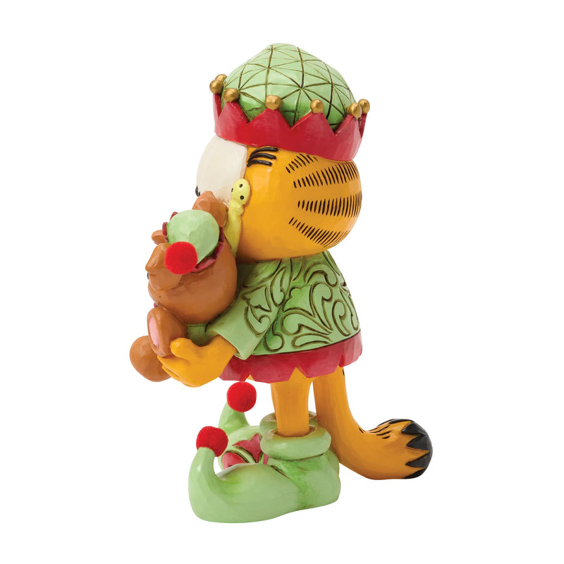 Garfield and Pooky in Elf Cost