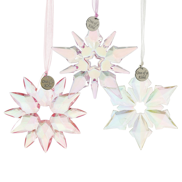 Snowflake Ornament, 3 Asst