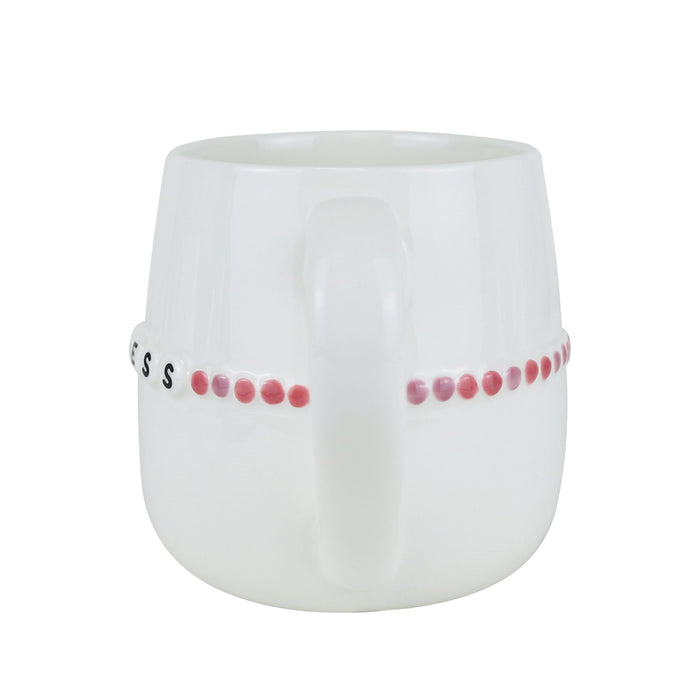 Fearless Beaded Sculpted Mug