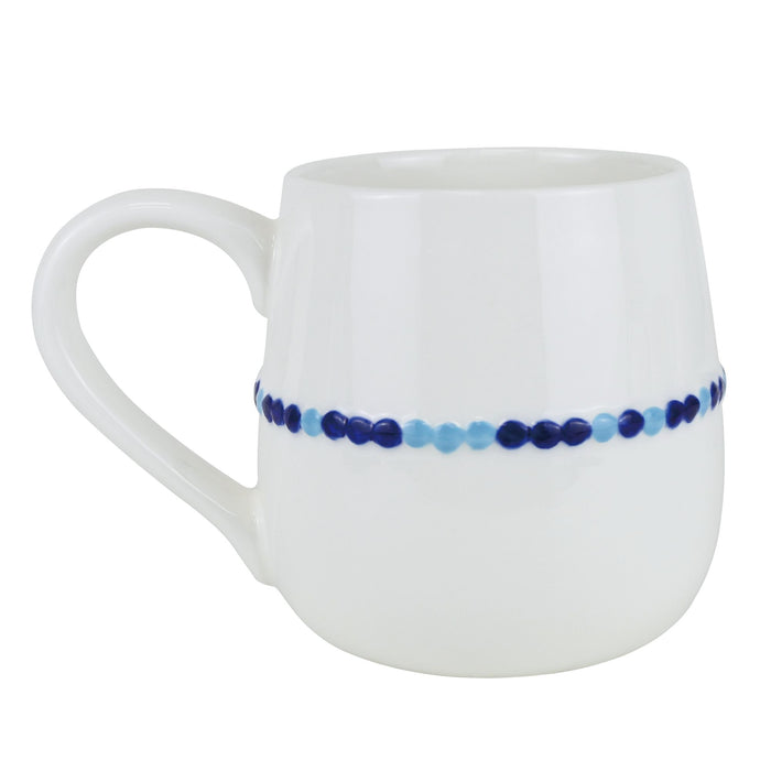 Good Energy Beaded Scupted Mug