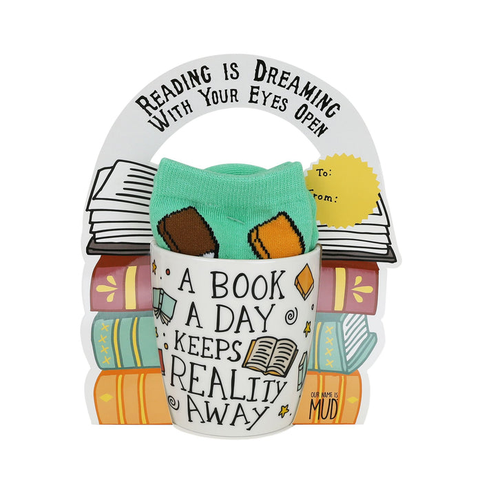 Books Mug and Sock Set