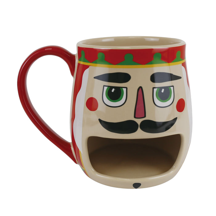 Nutcracker Mug w Cookie Holder