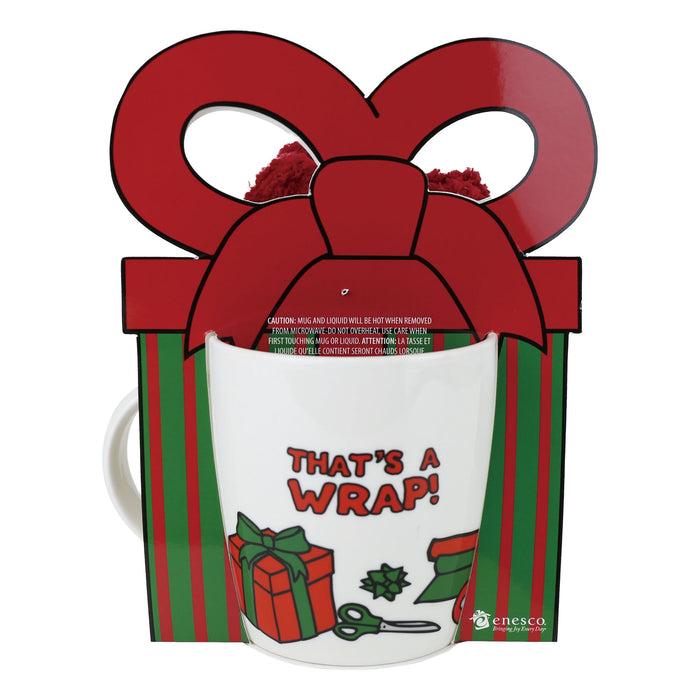 Gangsta Wrapper Mug with Sock