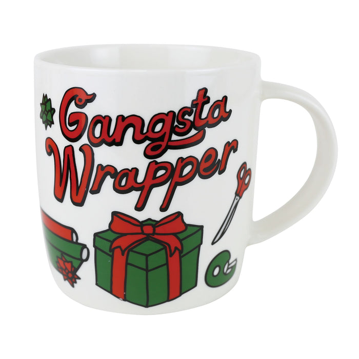 Gangsta Wrapper Mug with Sock