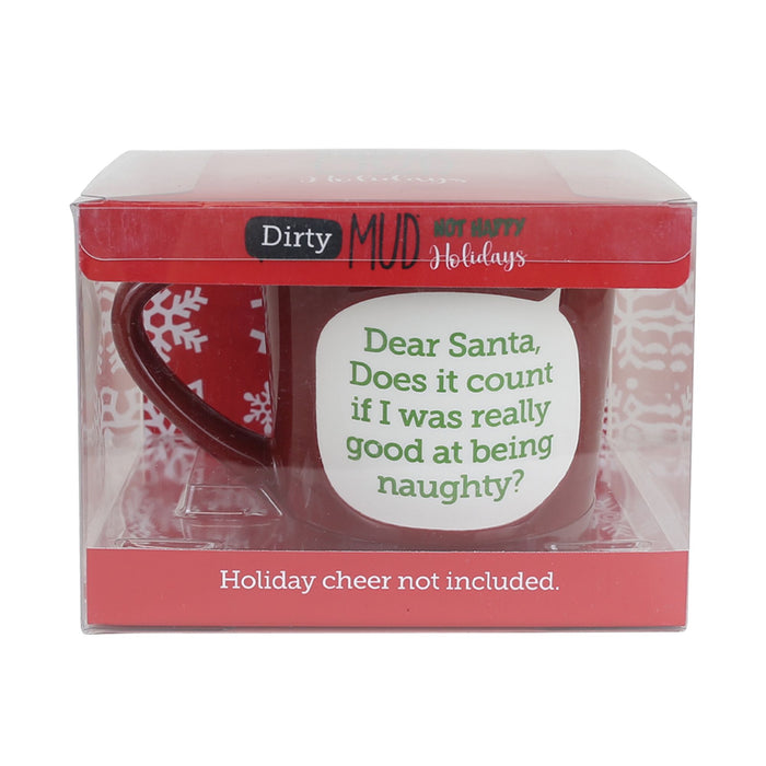 Dirty Mud Naughty Santa Mug