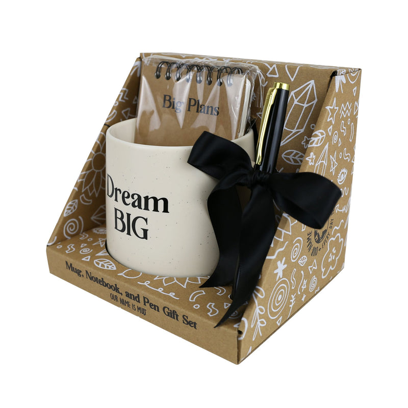 Dream Big Mug Notepad Pen Set