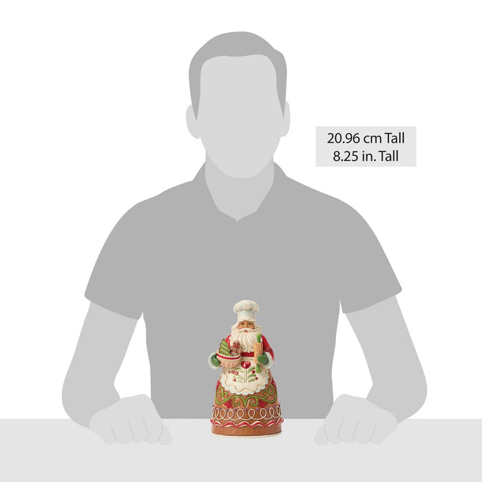 Gingerbread Pastry Chef Santa