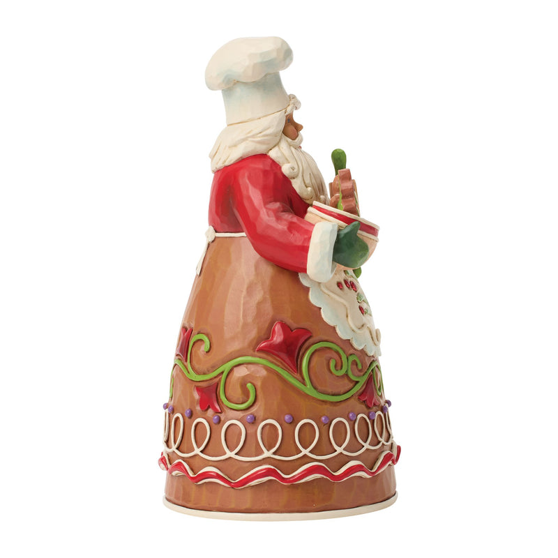 Gingerbread Pastry Chef Santa