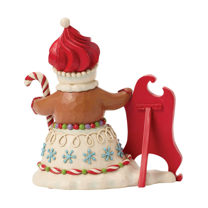 Gingerbread Snowman Sign Fig