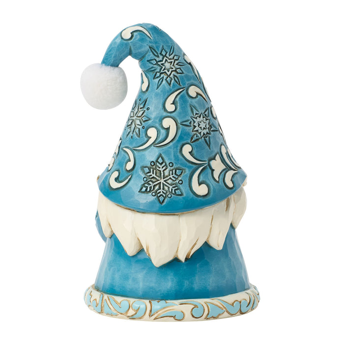 Gnome Holding Snowflake Fig