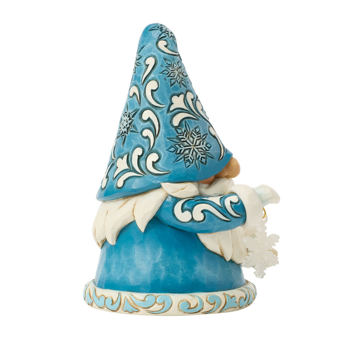 Gnome Holding Snowflake Fig