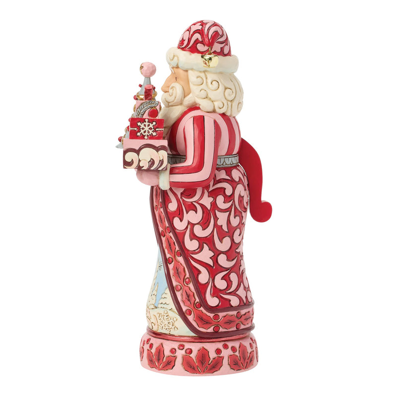 Nutcracker Santa Tree Red/Pink