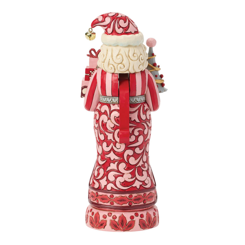 Nutcracker Santa Tree Red/Pink