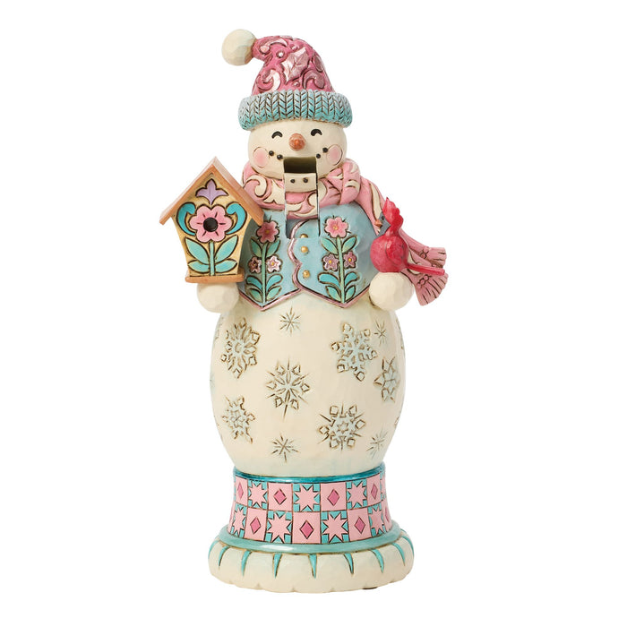 Snowman Nutcracker Pastel