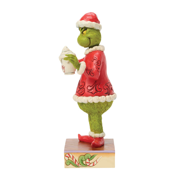 Grinch with Hot Chocolate Mug