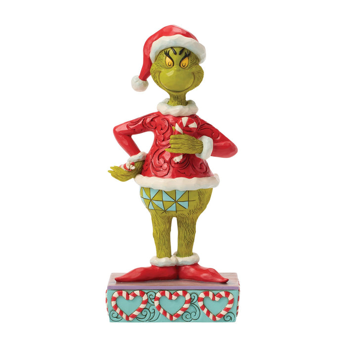 Grinch with Broken Candy Cane