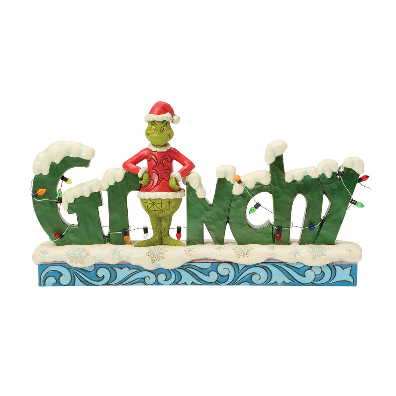 Grinchy Word Figurine