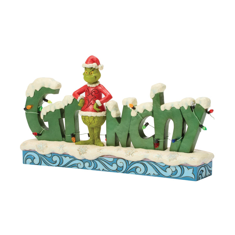 Grinchy Word Figurine