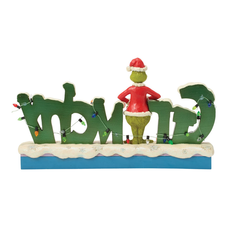 Grinchy Word Figurine