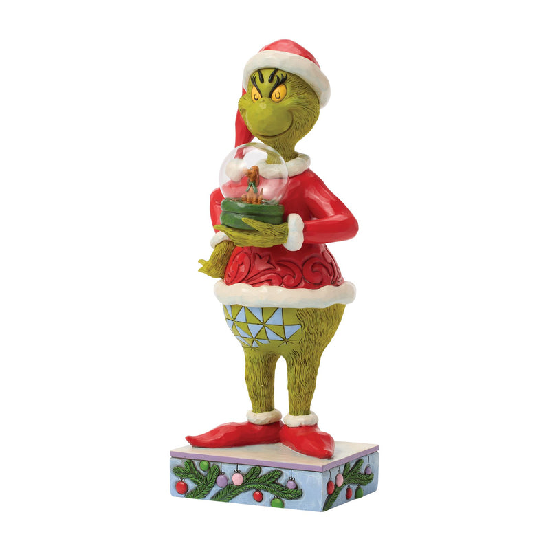 Grinch Holding Dome with Max