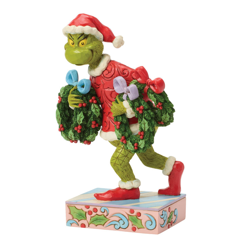 Grinch with Multiple Wreaths